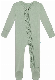 Comfortable Soft Breathable Bamboo Footie with Folding Mittens