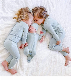 Wholesale Bamboo Baby Clothes Custom Pattern Children′s Pajamas (Top + Pants)