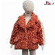 Childrens Apparel Winter Clothes Leather Jacket Fur Coat with Roll Collar manufacturer