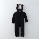  Comfortable Quilted Hoodie Coverall Kids Bodysuit Toddler Baby Jumpsuit with Winter Romper