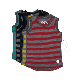 2018 Summer Fashion Design Merino Wool Kid′s Striped Singlet Top manufacturer
