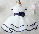  Girl′ S Princess Dress, Pure White
