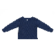  Blue Ribbed 100%Cotton Boys Tops Blouse