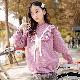  Autumn Fashion Round Neck Knitted Pullover Kids Girl Knitwear Sweater