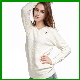  Fashion Spring and Autumn Long Sleeve Ladies Pullover Knitting Sweater with Cheap Price