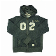 Zip-up Cardigan Hoody Sweater with Custom Screen Printing