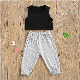 Summer Children Clothes Sleeveless Vest Tops+Long Pants Tracksuits Sets