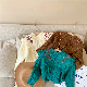  Spring Autumn Baby Girl Kids Embroidery Turn-Domn Collar Pullover Sweater