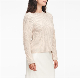  100% Fine Cashmere Ribbed Crewneck Pullover Sweater