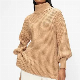  Custom Women Winter Sweaters Turtle Neck Long Sleeve Simple Design Loose Sweater Long Soft Cardigan Sweater