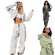  2023 Autumn and Winter Long-Sleeved Casual Wear Set Zipper Cardigan Sweater Female