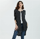  Silk & Cashmere Blends Women′ S Fashion Spring Autumn Cashmere Long Cardigan with Pockets