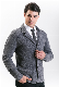  Men′s Fashion Cashmere & Wool Mixed Official Knitted Blazer with Lapel Collar