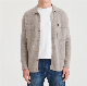  Autumn Winter Collection Arrived Double Pocket Cashmere Men′s Shirt Jacket