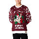  Custom Logo Fashion Design Men Ugly Knit Sweater Knitwear Jacquard Pattern Funny Christmas Men′s Knitted Pullover Sweater