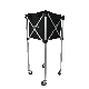  Portable Tennis Trolley, Foldable Tennis Equipment Cart, Compact Tennis Gear Transporter