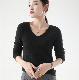  100% Fine Cashmere Ladies Classic Fashion V-Neck Pullover Sweater