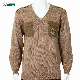 Military Army Style O-Neck Khaki Tactical Mens Sweater