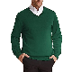 Men′s V Neck Pullover Sweaters Classic Long Sleeve Knitting Sweater