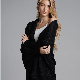  Ladies Fashion Long Sleeve Loose Large Size Knitwear Cardigan Sweater