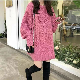  2023 Autumn and Winter New Thickened Sweater Female Loose Large Size Lazy Wind Twist Pullover MID-Length Knitwear Wholesale