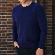  100% Cashmere Knitted Men Fashion Crewneck Basic Style Pullover Sweater
