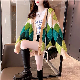  Fashion Ladies Casual Loose Apparel Knit V-Neck Long Sleeve Knitted Cardigan Sweater