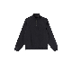 Custom Clothing Black Casual Plain Men Knitwear Pullover Sweater with Zipper