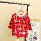Kids Girls Cute Long Sleeve Grid Pullover Knitted Sweater Dresses