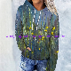  Wholesale 2022 Spring and Autumn Floral Digital Printing 3D Hoodie Sports Jacket Casual Long Sleeve Sweater Women
