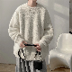 Men Sweater Long Sleeve Polyester Pullover Thick Warm Winter Clothes