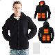  Custom High Quality Body Warmer Heated Pullover Hoodie Fleece Hooded Heated Sweater