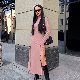  Women Spring Fashion Dresses 2023 Turtleneck Long Sleeve Knitted Sweater Dress with Slit