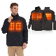 Heated Jackets Men Heating Fleece Coats Warm Knitted Heated Sweaters
