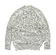  Crew Neck Men Pullover Jacquard Cashmere Wool Acrylic Blend Knitted Sweater for Men