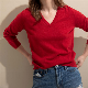  Brothers Cashmere Essential V-Neck Jumper Sweater 100% Pure Cashmere Sweater