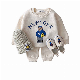  2023 Spring and Autumn Children′s Suit Clothes Infant Bear Sweater Pants 2 Pieces 100% Cotton Baby Set