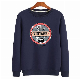  Custom Logo Printed Pullover O Crew-Neck Hoodie Sweat Shirt for Men with Custom Logo Label