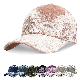  High Quality 6 Panel Embroidered Logo Hat Custom Velvet Baseball Cap