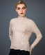  Aurora-100% Royal Cashmere Lady′s Fashion Half-Turtleneck Sweater
