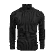  Mens Ribbed Slim Fit Knitted Pullover Turtleneck Sweater