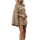  New Solid Color Sweater Turtleneck Sweater Shawl Coat
