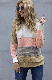  New Wholesale Winter Fall Women Long Sleeve Striped Knitted Hoodie Sweater