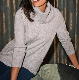New Arrival Winter Autumn Cowl Neck Pullover Cashmere Sweater