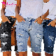 OEM ODM Wholesale Dear-Lover Pocket Distressed Denim Bermuda Shorts