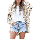 Womens Crochet Hollow out Long Sleeve Cardigan Sweater