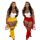  L99470 Newest Design Good Quality Casual Ripped Flared Jeans