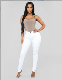  Custom Logo Women Stretch Plus Size Design Denim Pant