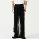  Wholesale Custom Streetwear Designer Blank Baggy Distressed Vintage Jeans Stacked Flare Denim Pants Men