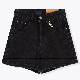 PVC Leather Suede Patch Denim Shorts Custom for Wholesale manufacturer